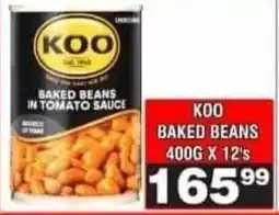 Advance Cash n Carry KOO Baked Beans in Tomato Sauce offer