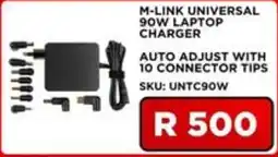 Matrix Warehouse M-LINK UNIVERSAL 90W LAPTOP CHARGER offer