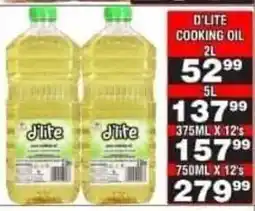Advance Cash n Carry D'Lite Cooking Oil offer