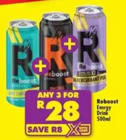 Shoprite Reboost Energy Drink offer