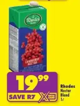 Shoprite Rhodes Nectar Blend offer