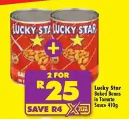 Shoprite Lucky Star Baked Beans in Tomato Sauce offer