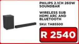Matrix Warehouse PHILIPS 2.1CH 260W SOUND BAR offer