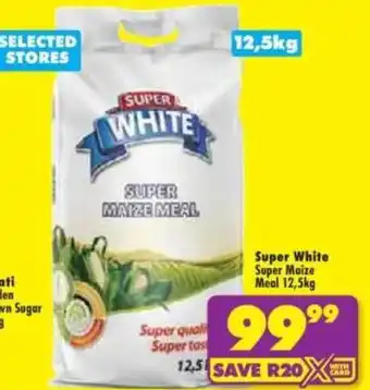 Shoprite Super White Super Maize Meal offer