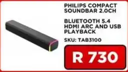 Matrix Warehouse PHILIPS COMPACT SOUNDBAR 2.0CH offer