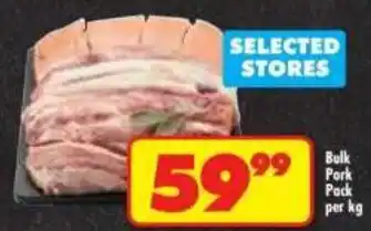 Shoprite Bulk Pork Pack offer