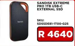 Matrix Warehouse SanDisk Extreme Pro 1TB USB-C External SSD offer
