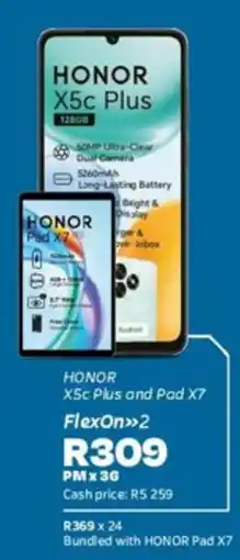 Telkom HONOR X5c Plus and Pad X7 offer