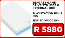 Matrix Warehouse SEAGATE GAME DRIVE 5TB USB3.0 EXTERNAL HDD offer