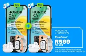 HONOR X7e + HONOR X7e FlexOn>>2