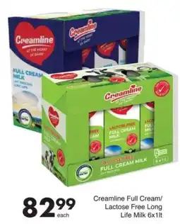 Save Creamline Full Cream/Lactose Free Long Life Milk offer