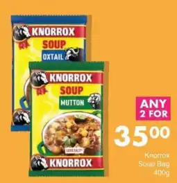 Save Knorrox Soup Bag offer