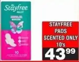 Advance Cash n Carry Stayfree Pads Scented Only offer