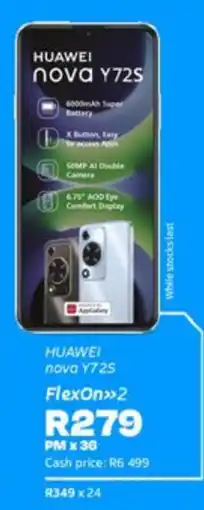 Telkom HUAWEI nova Y72S offer