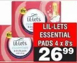 Advance Cash n Carry Lil-lets Essential Pads offer