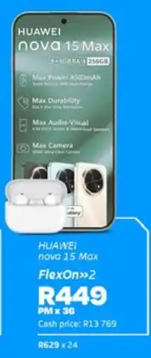 Telkom Huawei Nova 15 Max offer