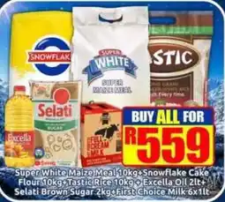 Three Star Cash and Carry Super White Maize Meal offer