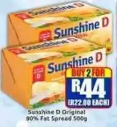 Three Star Cash and Carry Sunshine D Original 80% Fat Spread offer