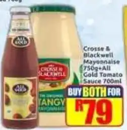 Three Star Cash and Carry Crosse & Blackwell Mayonnaise offer