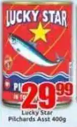 Three Star Cash and Carry Lucky Star Pilchards Assorted offer