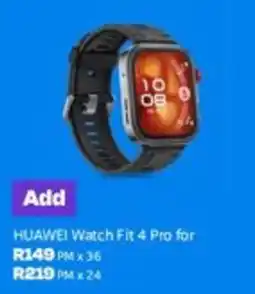 Telkom HUAWEI Watch Fit 4 Pro offer
