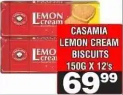 Advance Cash n Carry CASAMIA LEMON CREAM BISCUITS offer