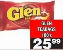 Advance Cash n Carry Glen Teabags offer