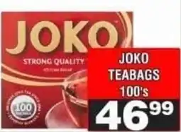 Advance Cash n Carry JOKO TEABAGS offer