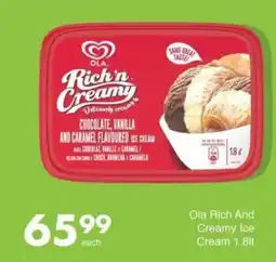 Save Ola Rich And Creamy Ice Cream offer
