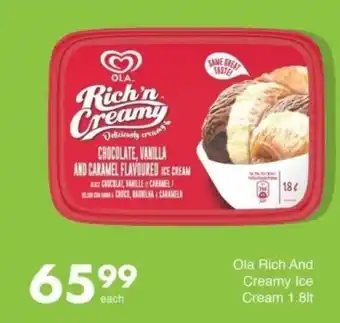 Save Ola Rich And Creamy Ice Cream offer