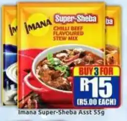 Three Star Cash and Carry Imana Super-Sheba Chilli Beef Flavoured Stew Mix offer