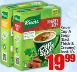Three Star Cash and Carry Knorr Cup A Soup Hearty Beef Assorted offer