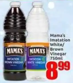 Three Star Cash and Carry Mama's Imitation White/Brown Vinegar offer
