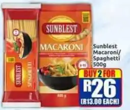 Three Star Cash and Carry Sunblest Macaroni/Spaghetti offer