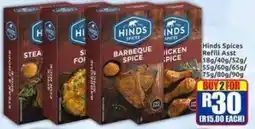 Three Star Cash and Carry Hinds Spices Refill Asst offer