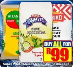Three Star Cash and Carry Super White Maize Meal offer