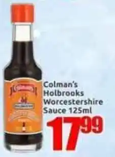 Three Star Cash and Carry Colman's Holbrooks Worcestershire Sauce offer