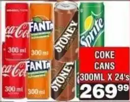 Advance Cash n Carry Coke Cans offer