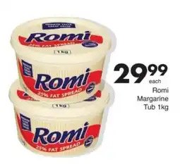 Save Romi Margarine Tub offer