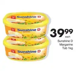 Save Sunshine D Margarine offer