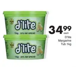 Save D'lite Margarine Tub offer