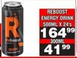 Advance Cash n Carry Reboost Energy Drink offer