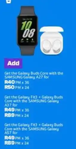 Telkom Galaxy Buds Core with the SAMSUNG Galaxy A27 offer