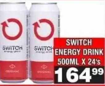 Advance Cash n Carry SWITCH ENERGY DRINK offer