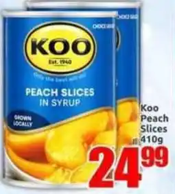 Three Star Cash and Carry Koo Peach Slices offer