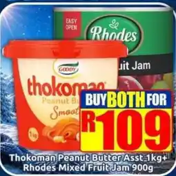 Three Star Cash and Carry Thokoman Peanut Butter Assorted offer