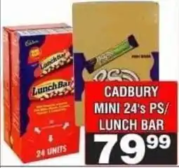 Advance Cash n Carry Cadbury Mini 24's PS/ Lunch Bar offer