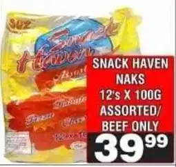 Advance Cash n Carry Snack Haven Naks Assorted offer
