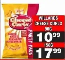 Advance Cash n Carry Willards Cheese Curls offer
