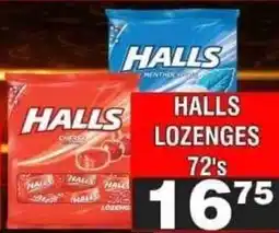 Advance Cash n Carry HALLS LOZENGES offer